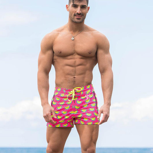 Pantalones Cortos de Playa Hombre Sueltos Secado Rápido Verano