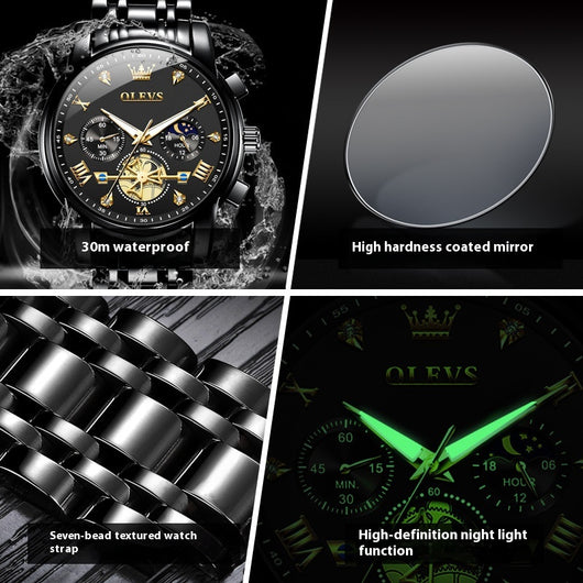 Reloj Inteligente Multifuncional Resistente al Agua con Esfera Luminosa - Image 2
