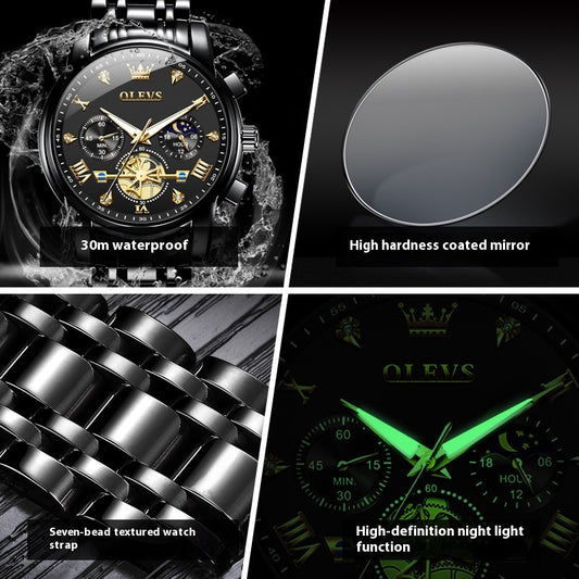 Reloj Inteligente Multifuncional Resistente al Agua con Esfera Luminosa - Image 2
