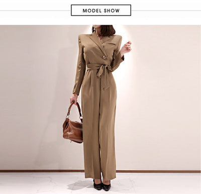 Jumpsuit Elegante de Manga Larga para Mujer - Diseño Ajustado y Sofisticado - Image 6
