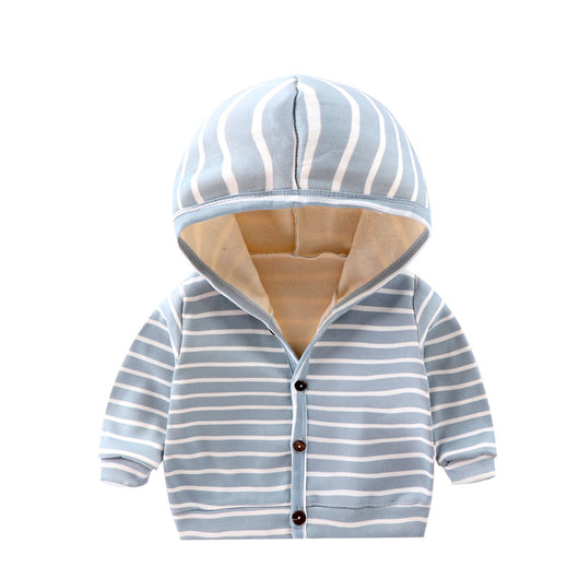 Cardigan Infantil Acolchado con Capucha y Forro de Velvet - Image 3