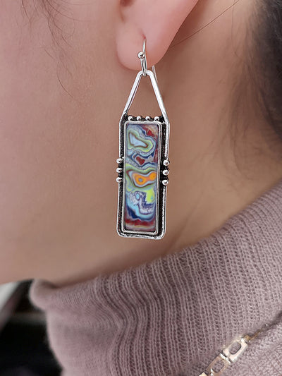 Aretes Duales de Color Liso Personalizados - Image 5