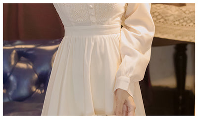 Vestido de Trabajo Estilo Mori Girl Literario con Temperamento Francés - Image 15
