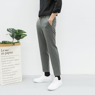 Pantalones Slim Rectos Versátiles de Moda para Hombre - Image 11