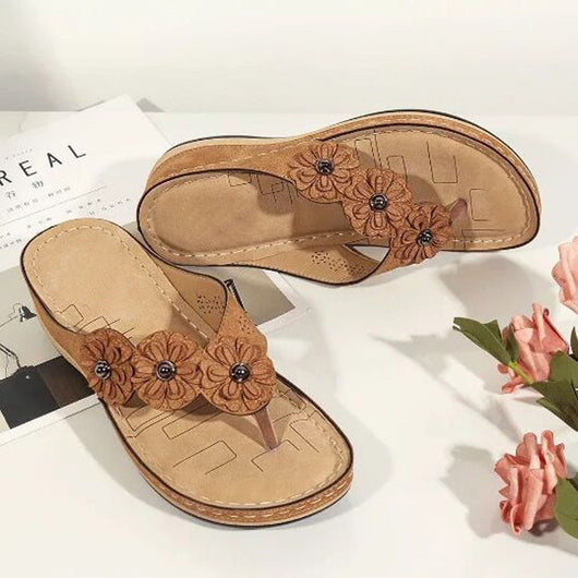 Sandalias Casual Vintage con Punta Redonda para Mujer - Image 12