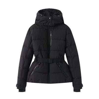 Chaqueta Acolchada Reductora con Cinturón para Mujer - Image 22
