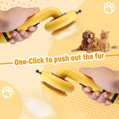 Cepillo Deslanador para Gatos en Forma de Abeja - Limpieza Automática y Masaje Suave - Image 4