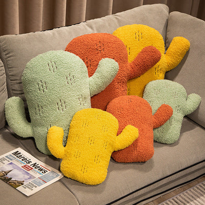 Cojín Decorativo Cactus para Sofá y Mesita de Noche