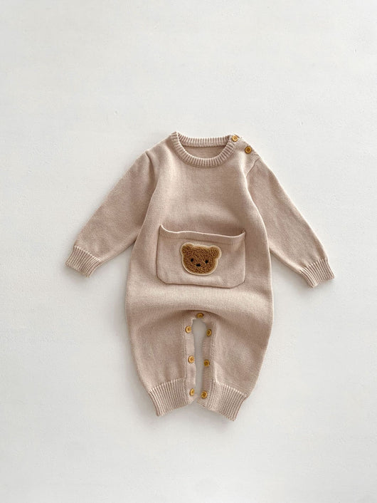 Pelele Tejido de Manga Larga con Estampado Infantil para Bebés - Image 15