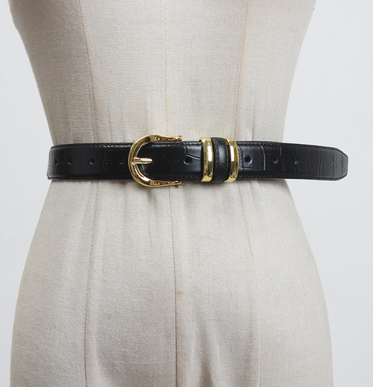 Cinturón de Cuero Genuino para Mujer - Diseño Minimalista y Versátil - Image 7