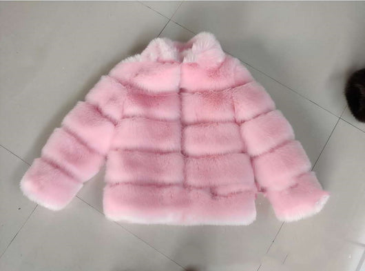 Abrigo de Piel Haining para Mujer - Largo Medio Invierno - Image 7