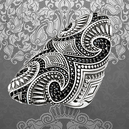 Anillo de Plata Esterlina con Patrón Maorí para Dedo Índice - Image 7