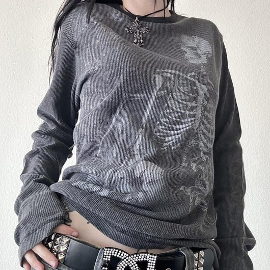 Playera Casual con Diseño Estampado y Costillas - Image 13