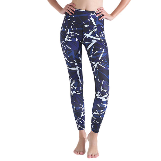 Pantalones Deportivos con Malla Estampada para Fitness - Image 10
