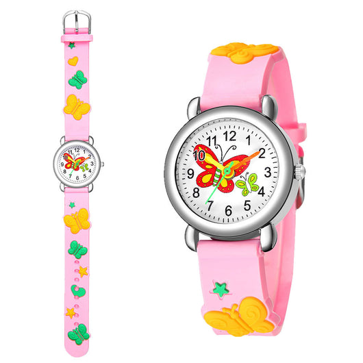 Reloj Infantil con Diseño de Mariposas - Cuarzo Resistente - Image 9