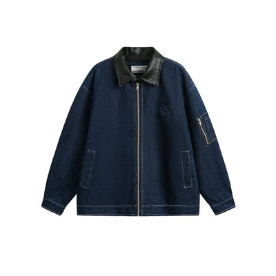 Chaqueta de Mezclilla Pesada en Colores Primarios - Image 32