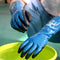 Guantes de Trabajo Largos Impermeables Recubiertos de Nitrilo