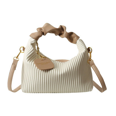 Bolsa Crossbody de Cuero PU con Pliegues Cloud - Elegante y Versátil - Image 6