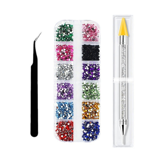 Set de Stickers Diamante AB Iridiscente Transparente - Image 6