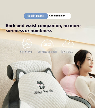 Almohada de Apoyo Lumbar Grande con Relleno Suave - Image 36