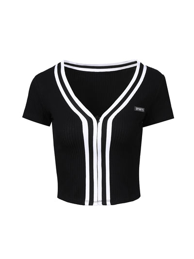 Top Deportivo Escote V Transpirable para Yoga y Running - Image 6