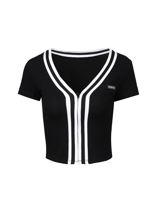 Top Deportivo Escote V Transpirable para Yoga y Running - Image 6