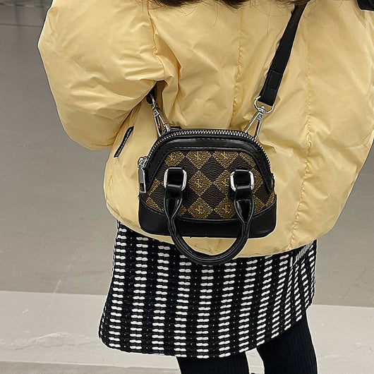 Cartera Mini Crossbody Estilo Occidental con Contraste de Colores - Image 4