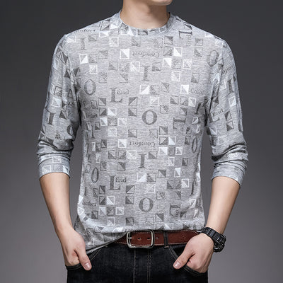 Camiseta Estampada Manga Larga para Hombre - Image 11