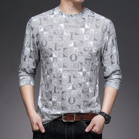 Camiseta Estampada Manga Larga para Hombre - Image 11