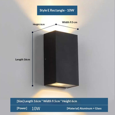 Lámpara LED Doble para Exterior - Iluminación Moderna para Patios y Jardines - Image 9