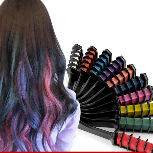 Set de Tizas de Colores para Cabello Desechables con Peine - Image 10
