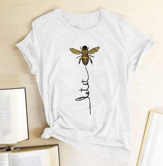 Camiseta Estampada Cúrcuma Manga Corta para Mujer - Verano - Image 6