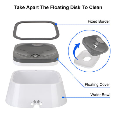 Bebedero Flotante para Mascotas 1.5L con Dispensador Anti-Derrames - Image 41