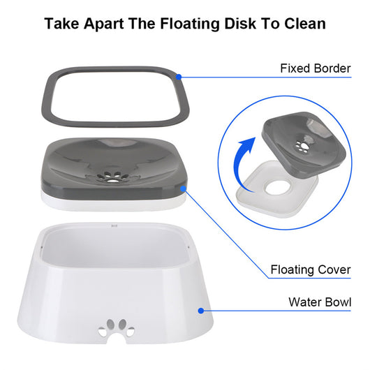 Bebedero Flotante para Mascotas 1.5L con Dispensador Anti-Derrames - Image 41