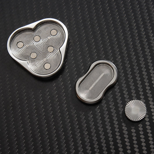 Juguete Antiestrés Giratorio de Acero Inoxidable - Fidget Push Card - Image 11