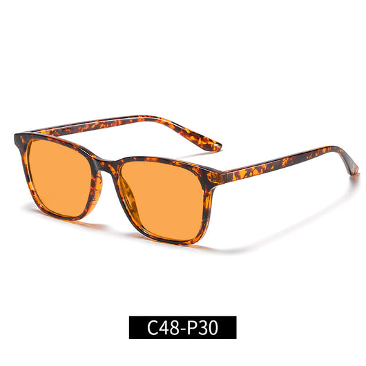 Gafas Anti Luz Azul UV con Estilo - Diseño Naranja Rojo Premium - Image 7