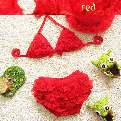 Traje de Baño Dividido para Bebé y Niña - Diseño Princesa - Image 2