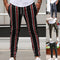 Pantalones Deportivos Slim-fit a Rayas Multicolor