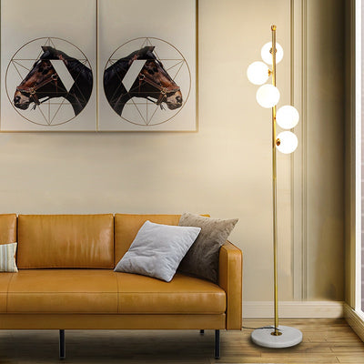 Lámpara de Piso Nórdica para Sala de Estar, Dormitorio y Estudio - Image 4