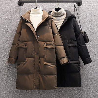 Chaqueta Acolchada Suelta con Capucha y Bolsillos - Image 10