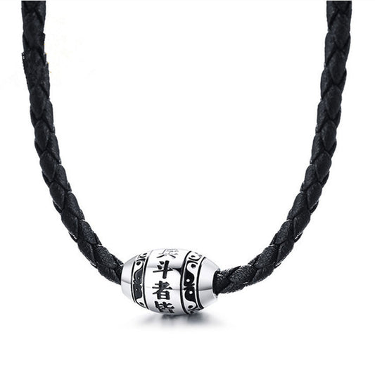 Collar Colgante Tai Perla en Acero Titanio
