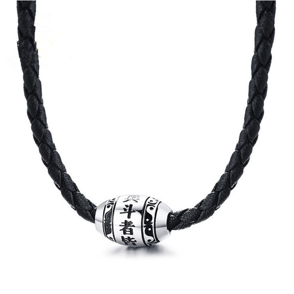 Collar Colgante Tai Perla en Acero Titanio