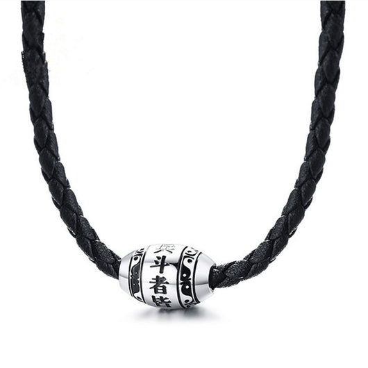 Collar Colgante Tai Perla en Acero Titanio