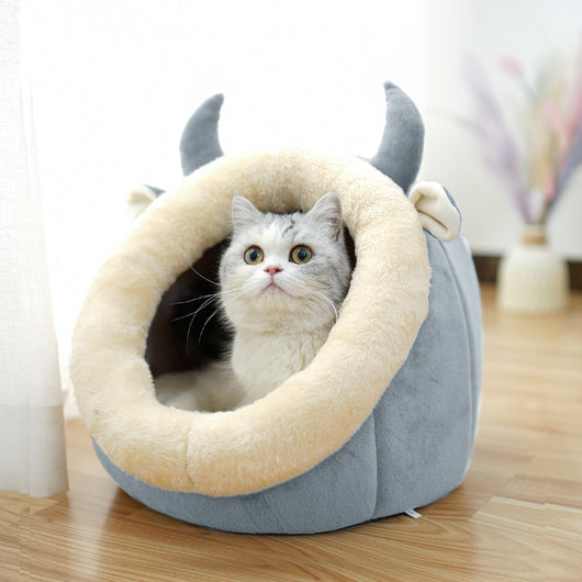 Villa Casa para Gatos Cerrada - Cama Confortable - Image 6