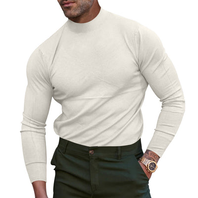 Suéter de Cuello Medio en Cashmere para Hombre - Image 3