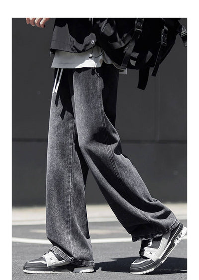 Jeans Rectos Holgados Estilo Americano para Hombre - Image 11
