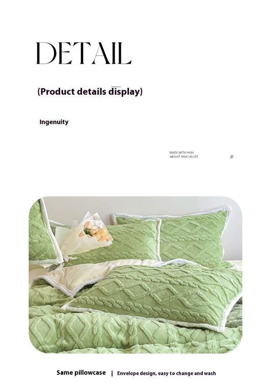 Juego de Cama 4 Piezas Fibra de Leche Premium Grosor Reforzado - Image 19