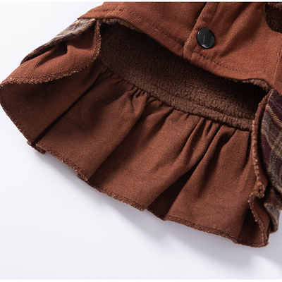 Vestido Suéter Cuadros para Mascotas - Falda Térmica Forrada en Fleece para Perros y Gatos - Image 27