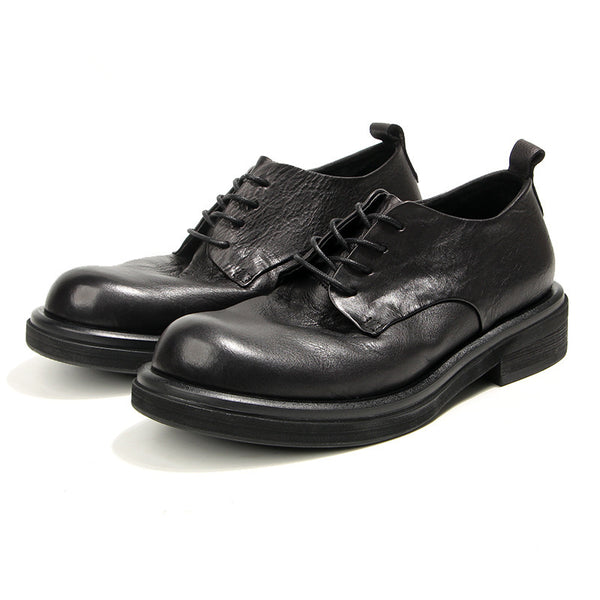Zapatos de Cuero Vintage Estilo Británico para Hombre - Image 4