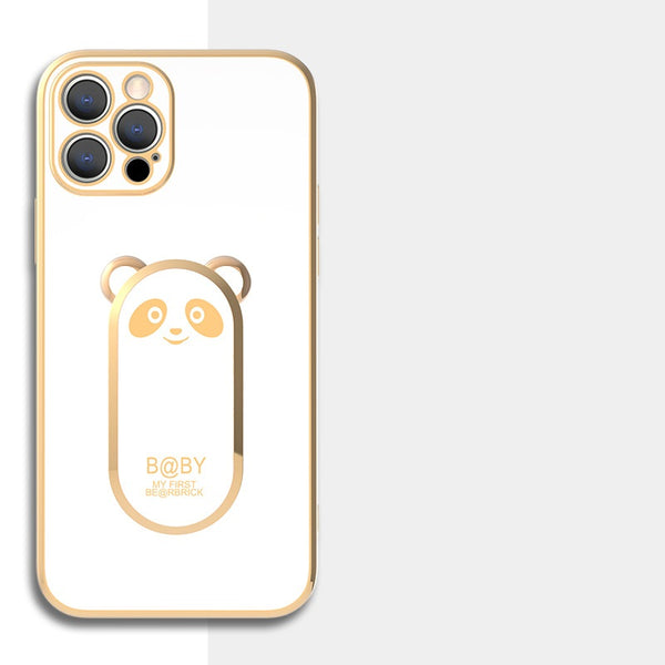 Funda Protectora con Anillo Magnético Panda para Teléfono